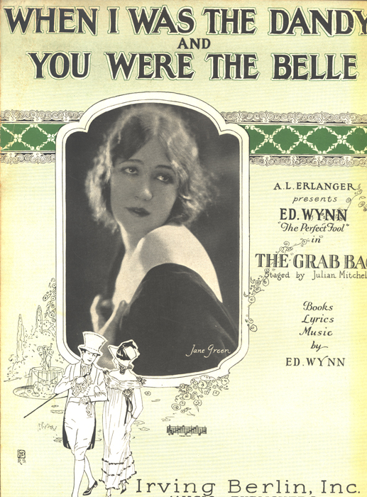 When I Was The Dandy And You Were The Bell - 1924